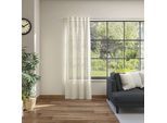 Vorhang NEUTEX FOR YOU "Pino Eco" Gr. 1, beige (leinen), B:142cm H:245cm, Baumwolle, Polyester, Gardinen, Vorhang