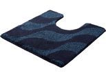 Badematte KLEINE WOLKE "»Onda«", blau (navy), H:15mm, Polyacryl, Badematten, Badematte, Badteppich, modernes Ton in Ton Wellendesign, flauschig