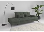 Recamiere SIT & MORE "Amica, inkl. Sitztiefenverstellung und Armteilverstellung", grün (jungle), B:231cm H:90cm T:122cm, 90% Polyester, 10% Polyamid, Sofas, Recamiere, wahlweise mit Kopfteilverstellung und Stauraum
