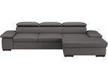 Ecksofa SIT & MORE "Alcudia L-Form", braun (mocca), B:286cm H:73cm T:174cm, Sofas, Ecksofa, wahlweise mit Bettfunktion
