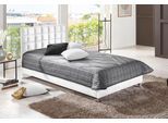 Polsterbett, weiß, B:150cm L:210cm, Bezug Bett: Microfaser (100% Polyester);Bonnell-Federkernmatratze: 51% Polypropylen, 39% Polyester und 10% Baumwolle;Kaltschaummatratze: 100% Polyester, Bezug abnehm- und waschbar bis 60C, WESTFALIA SCHLAFKOMFORT, Betten, Polsterbett, in diversen Ausführungen