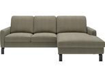 Ecksofa HOME AFFAIRE "Lecce, L-Form, Federkernpolsterung, Breite 224 cm", grün (oliv), B:224cm H:86cm T:164cm, 100% Polyester, Sofas, Ecksofa, inkl. saugroboterfreundliche Höhe & schmale Armlehnen