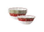 Schale VILLEROY & BOCH "Bols Toy's Delight 550 ml 6er Set bunt", bunt, L:19,5cm, Schüsseln, Schale