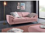 2,5-Sitzer SIT & MORE "Percy", rosa (altrosa), B:207cm T:112cm, Sofas, 2 5-Sitzer, 15 cm Fußhöhe, Sitztiefenverstellung, wahlweise Kopfteilverstellung