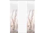 Schiebegardine VISION S "RELVA", beige (natur), B:60cm H:260cm, Polyester, Gardinen, Schiebegardine, DIGITALDRUCK