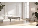 2-Sitzer HOME AFFAIRE "Amber", grau (anthrazit), B:119cm H:52cm T:54cm, 100% Polyester, Sofas, 2-Sitzer, mit Knopfheftung,in verschieden Stoffarten