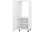 Kühlumbauschrank KOCHSTATION "KS-Scafa" mit Tür für integrierten Kühlschrank 880mm", weiß, B:60cm H:150cm T:56cm, Schränke, Kühlumbauschrank, Breite/Höhe: 60/150 cm, wahlweise Türanschlag rechts oder links