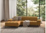 Ecksofa SIT & MORE "Cool L-Form", gelb (senf), B:290cm H:79cm T:185cm, Sofas, Ecksofa, wahlweise mit Kopfteilverstellung und Vorziehsitz, motorisch