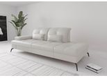 Recamiere SIT & MORE "Amica, inkl. Sitztiefenverstellung und Armteilverstellung", weiß (reinweiß), B:231cm H:90cm T:122cm, Sofas, Recamiere, wahlweise mit Kopfteilverstellung und Stauraum