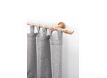 Gardinenstange GARESA "PILA", rot (rotbuchefarben), L:320cm Ø:20mm, Holzwerkstoff, Gardinenstangen, Gardinenstange, Vorhanggarnitur, verlängerbar, Knopf mit Ausschnitt, ohne Ringe