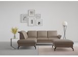 Ecksofa SIT & MORE "Fashion L-Form", grau (taupe), B:250cm H:84cm T:207cm, Sofas, Ecksofa, wahlweise mit Kopfteilverstellung und Vorziehsitz, motorisch