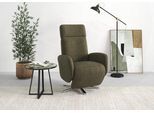 TV-Sessel SIT & MORE "Grenoble, inkl. Kopfteilverstellung", grün (khaki), B:71cm H:110cm T:82cm, Sessel, TV-Sessel, wahlweise mit 2 Motoren, Akku & Aufstehhilfe