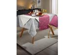 Tischdecke Gr. 3, lila (malve), B:110cm L:135cm, Tischdecken, Tischdecke