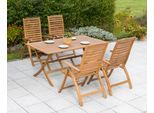 Garten-Essgruppe MERXX "Paraiba", braun, Sitzmöbel-Sets, Garten-Essgruppe