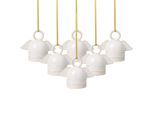 Weihnachtsfigur "Ornamente Engel Winter Glow 6er Set beige", beige, LIKE. BY VILLEROY & BOCH, Dekofiguren, Weihnachtsfigur