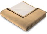 Wohndecke BIEDERLACK EXKLUSIV "Doubleface", braun (kamel, ecru), B:150cm L:200cm, Baumwolle, Polyacryl, Polyester, Wohndecken, Wohndecke, Wohndecke "Doubleface" mit Velourband-Einfassung, 150x200cm