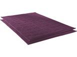 Badematte DYCKHOFF "Planet" Gr. 10, beere, H:3mm, Baumwolle, Badematten, Badematte, Baumwolle, 2er Set Hotelmatte