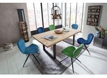 Esstisch SIT "Tops&Tables", beige (natur), B:140cm H:77cm T:80cm, Tische, Esstisch, mit Tischplatte aus Wildeiche, mit Baumkante we gewachsen, Vintage