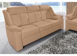 3-Sitzer SIT & MORE "Basel", braun (cafe), B:190cm H:98cm T:95cm, Altara Nubuck, Luxus-Microfaser (100% Polyester);PRIMABELLE-Microfaser, Luxus-Microfaser (100% Polyester);SOFTLUX-Kunstleder;NaturLEDER (echtes Rindsleder), Sofas, 3-Sitzer