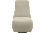 Relaxsessel HOME AFFAIRE "Emberson Sessel, Rückenlehne hochklappbar, Drehsessel", beige (natur), B:68cm H:67cm T:88cm, 92% Polyester, 8% Nylon, Sessel, Relaxsessel, Rückenverstellung, Drehfunktion, wahlweise auch Swivel (Wipp) Funktion