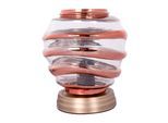 KAYOOM Tischleuchte "Tischlampe Aladin III 720", rosa (champagner, kupfer), 1, H: 22cm, 1 Stk., Leuchten, puristisches Design, vielseitig kombinierbar, Tischleuchte
