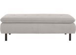 Hockerbank HOME AFFAIRE "Birkholm", silber, B:137cm H:44cm T:65cm, 98% Polyester 2% Polyamid, Hocker, Hockerbank, passend zur Serie "Birkholm", B/T/H: 137/65/44 cm