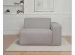 Sofaelement OTTO HOME "Koa, Sofamodul, passend zur Serie KOA", grau (warm grau), B:114cm H:73cm T:98cm, 62% Polypropylen, 32% Polyester, Polsterelemente, Sofaelement, in Webstoff, weicher Lounge-Sitzkomfort