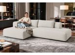 Ecksofa OTTO HOME "TIARRA Design-Sofa mit Ottomane recht/links bestellbar, Breite 287 cm", beige (creme), B:287cm H:76cm T:168cm, 100% Polyester, Sofas, Ecksofa, L-Form mit hochelastischer Schaum und Wellenunterfederung