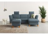 Kopfstütze HOME AFFAIRE "Trelleborg", blau (blaugrau), B:50cm H:25cm T:12cm, 100% Polyester, Polsterauflagen, Kopfstütze, passend zur Serie "Trelleborg"