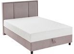 Boxbett "ARLA", beige (creme, grau), B:145cm L:213cm, ATLANTIC HOME COLLECTION, Komplettbetten, Boxbett, mit Taschen-Federkernmatratze und Bettkasten