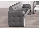 2-Sitzer EXXPO - SOFA FASHION "Barista, modern und bequem, hoher Sitzkomfort", grau (delphin), B:162cm H:82cm T:68cm, Sofas, 2-Sitzer, moderne Sitz- und Rückenverarbeitung, frei im Raum stellbar