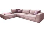 Ecksofa 3C CANDY "Enisa II L-Form", rot (rosenholz), B:325cm H:86cm T:222cm, Korpus/Basismaterial: 100% Polyester. Sitzfläche: 100% Polyester, Sofas, Ecksofa, bestehend aus Modulen, daher auch individuell aufstellbarbar