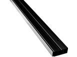 Gardinenschiene SN DECO GROUP "Vorhangschiene SH (1)" Gr. 2, schwarz, L:150cm T:4,7cm, Kunststoff, Gardinenstangen, Gardinenschiene