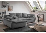 Ecksofa HOME AFFAIRE "Imola, bequem, aktuelle Steppung im Sitz, L-Form, Breite 270cm", grau, B:270cm H:90cm T:170cm, Microfaser PRIMABELLE (100% Polyester) / Struktur (82% Polyester, 9% Viscose, 7% Baumwolle, 2% Nylon);Kunstleder SOFTLUX / Struktur (82% Polyester, 9% Viscose, 7% Baumwolle, 2% Nylon);Cord (93% Polyester, 7% Polyamid), Sofas, Ecksofa, wahlweise mit Bettfunktion, OTTOs Choice