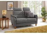 2-Sitzer HOME AFFAIRE "Palmera, B: 149 cm", grau, B:149cm H:89cm T:89cm, 100% Polyester;Struktur (100% Polyester);Luxus-Microfaser in Lederoptik (100% Polyester), Sofas, 2-Sitzer, mit Federkern