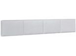 Kopfteil WIMEX "Easy", weiß (weiß kunstleder), Für Bettbreite 160cm, Polsterauflagen, Kopfteil, gepolstert, mit Kunstleder bezogen