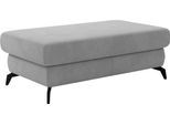 Polsterhocker SIT & MORE "Bolero", grau, B:121cm H:45cm T:67cm, 100% Polyester, Hocker, Polsterhocker