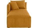Ottomane OTTO HOME "Nöre", gelb (curry), B:90cm H:86cm T:172cm, 92% Polyester, 8% Polyamid, Sofas, Ottomane, Modul - zum Zusammenstellen; in vielen Bezugsqualitäten und Farben
