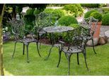 Garten-Essgruppe MERXX "Lugano", schwarz, Sitzmöbel-Sets, Garten-Essgruppe