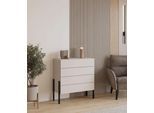 Kommode OTTO HOME "Jukon, Breite 84 cm, moderne grifflose Kommode", kaschmir, B:84cm H:90cm T:40cm, Sideboards, Kommode, Schubladenkommode mit 4 Schubkästen, push to open Funktion