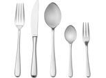 Besteck-Set RÖSLE "PASSION", silber (edelstahlfarben), 60 Stk., Edelstahl 18/10, Essbesteck-Sets, Besteck-Set, spülmaschinengeeignet