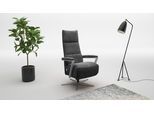 TV-Sessel SIT & MORE "Vario Comfort, inkl. Kopfteilverstellung & 360 Drehfunktion", grau (anthrazit), B:70cm H:124cm T:85cm, 100% Polyester, Sessel, TV-Sessel, mit Gasdruck, Höhe der Armlehnen 62cm