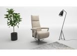 TV-Sessel SIT & MORE "Vario Comfort, inkl. Kopfteilverstellung & 360 Drehfunktion", beige (sand), B:70cm H:124cm T:85cm, 100% Polyester, Sessel, TV-Sessel, inkl. Herz-Waage-Funktion & 3 Motoren, Höhe der Armlehnen 62cm