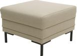 Hocker "LOOKS VII", beige, B:55cm H:45cm T:55cm, 100% Polyester, LOOKS BY WOLFGANG JOOP, Hocker, Hocker, passend zur Serie B/T/H: 64/64/45 cm