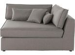 Sofa-Eckelement OTTO HOME "Enid", beige (natur), B:130cm H:75cm T:130cm, Baumwollmix (60% Baumwolle/40% Leinen);Struktur fein (100% Polyester);Samtoptik (100% Polyester);Samtvelours (100% Polyester);Struktur (100% Polyester);Struktur recycelt (100% recyceltes Polyester), Polsterelemente, Sofa-Eckelement, Teil eines Modulsofas, fester Sitzkomfort, auch in Breitcord