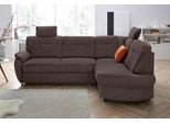 Ecksofa SIT & MORE "Sonoma L-Form", braun, B:246cm H:91cm T:176cm, Kunstleder SOFTLUX;Luxus-Microfaser ALTARA NUBUCK (100% Polyester);Luxus-Microfaser (90% Polyester, 10% Polyamid), Sofas, Ecksofa, wahlweise mit Bettfunktion und Bettkasten