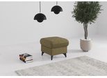Polsterhocker SIT & MORE "Glendale", olive, B:58cm H:48cm T:58cm, 100% Polyester, Hocker, Polsterhocker, mit Stauraum