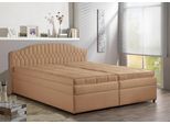 Polsterbett MAINTAL, braun (karamell), B:210cm, Betten, Polsterbett