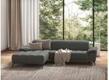 Ecksofa SIT & MORE "Cool L-Form", grau, B:290cm H:79cm T:185cm, Sofas, Ecksofa, wahlweise mit Kopfteilverstellung und Vorziehsitz, motorisch
