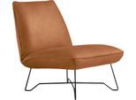 Sessel EGOITALIANO "Lia Loungesessel, elegant und stylisch, toller Sitzkomfort", braun (cognac), B:62cm H:73cm T:79cm, Luxus-Micofaser Lederoptik (100% Polyester) ist ein neues technisches Gewebe mit einem visuellen und taktilen Aspekt, der dem Nubuk sehr nahe kommt, mit innovativen Eigenschaften. Seine außerordentliche Weichheit kommt von einem exklusiven Produktionsprozess, der Unreinheiten und